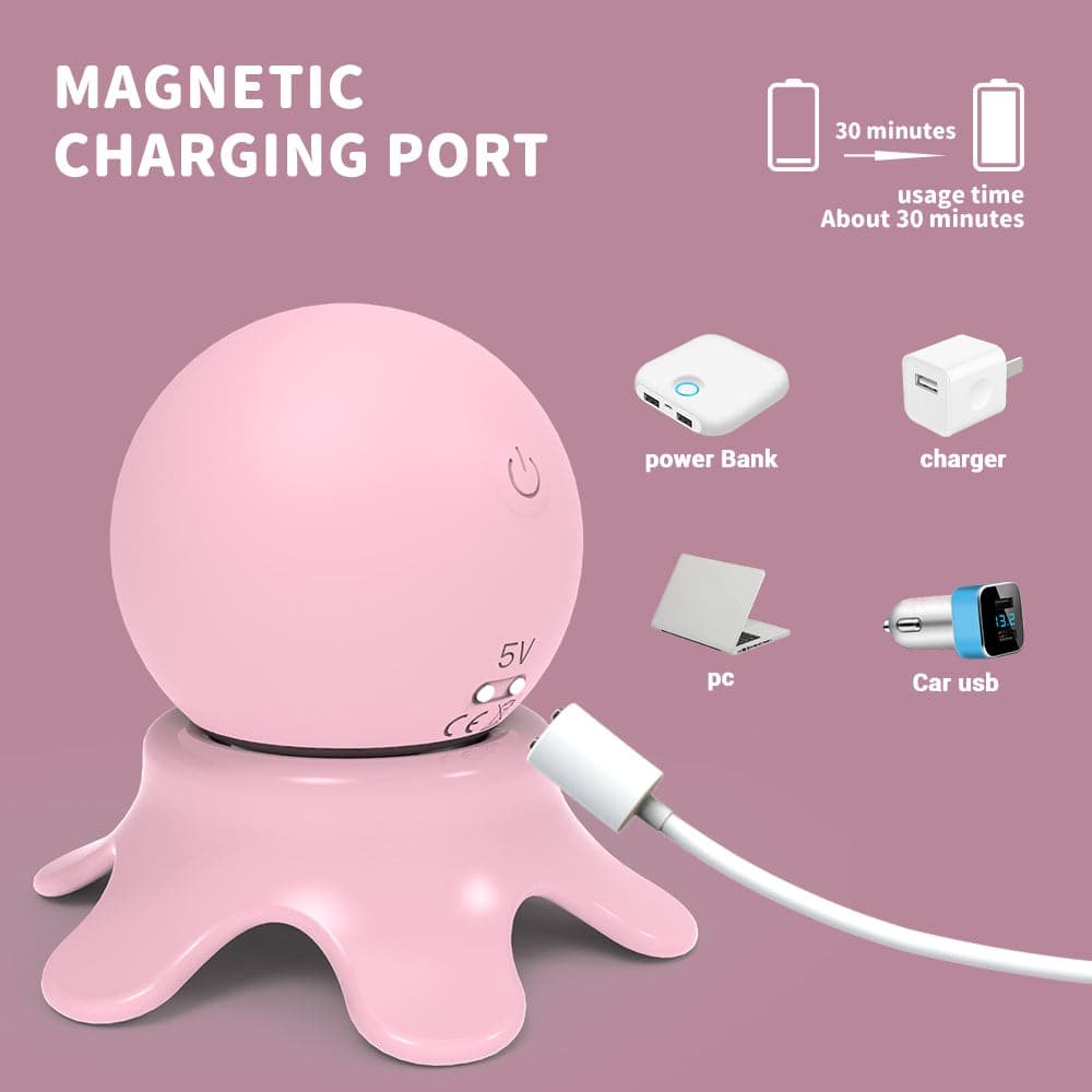 2 in 1 tongue licking and sucking small octopus G-spot masturbator - 7 kinds of vibration mode