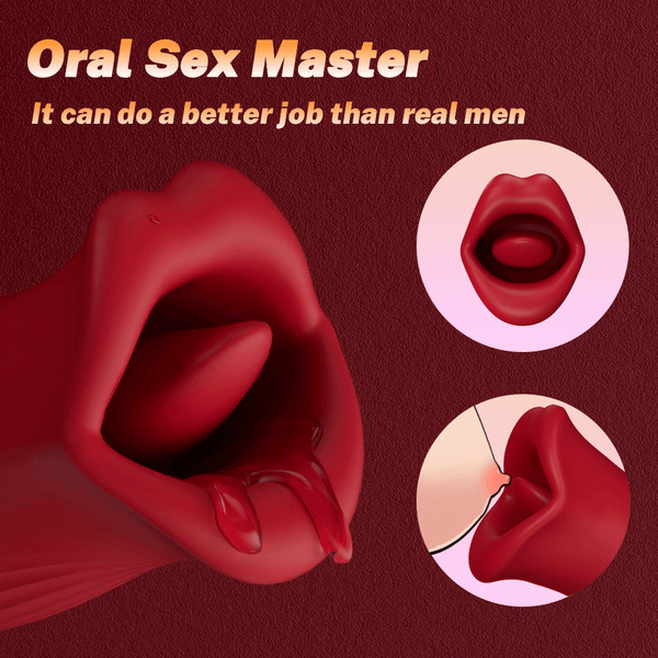 Mouth Biting Vibrator And Thrusting Vibration Bullet Stimulator