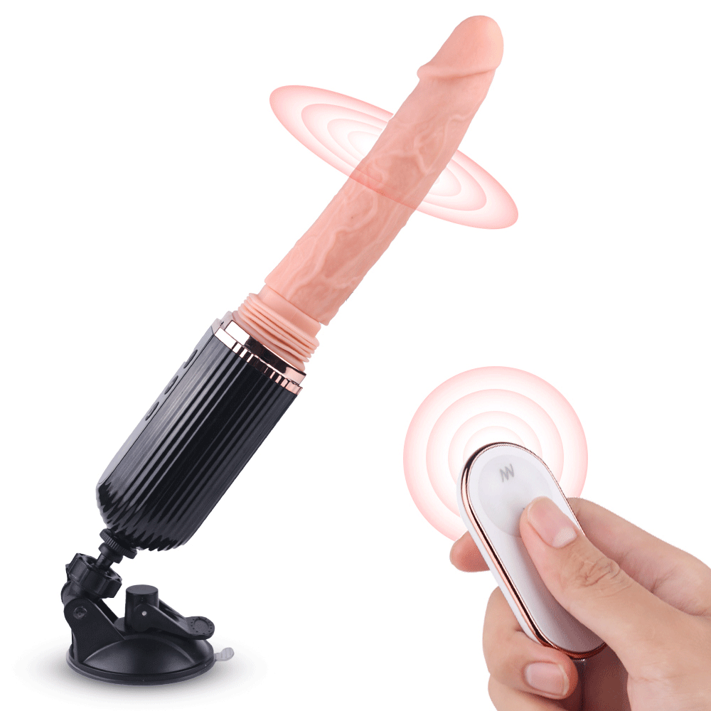 Automatic 7 Thrusting Dildo G- spot with Suction Cup Remote Vagina Vibrator