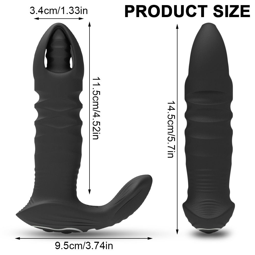 App Control Thrusting Anal Butt Plug Vibrator & Prostate Massager Bullet Buttplug