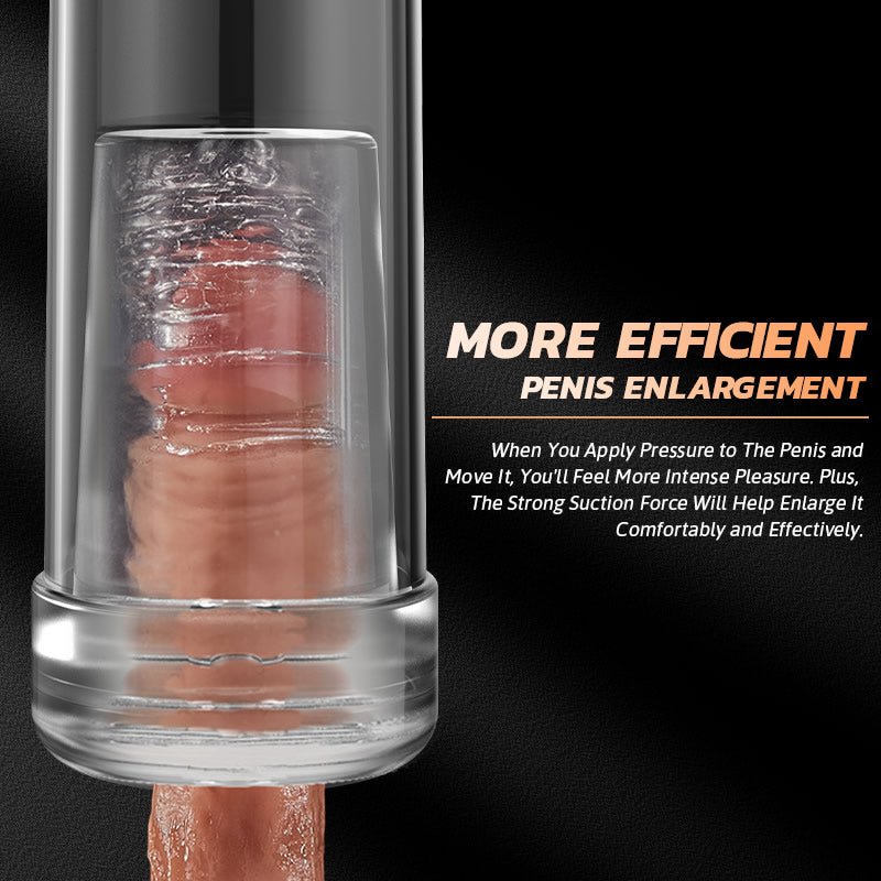 Arno - 2 Modes 6 Levels Transparent Electric Penis Pump or Penis Enlargement Pump - Detachable