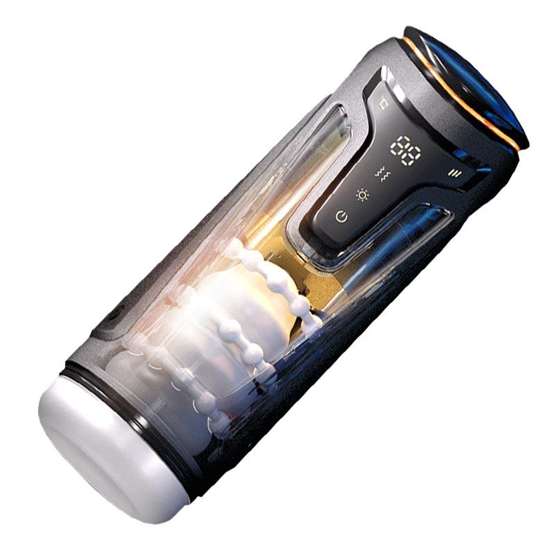 Future warrior transparent vibration stretch masturbation cup