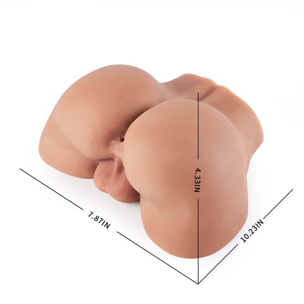 climaxjoy 6.2lb Brunet Doggy-Style Dangling Balls Derriere Fun Realistic Butt Masturbator
