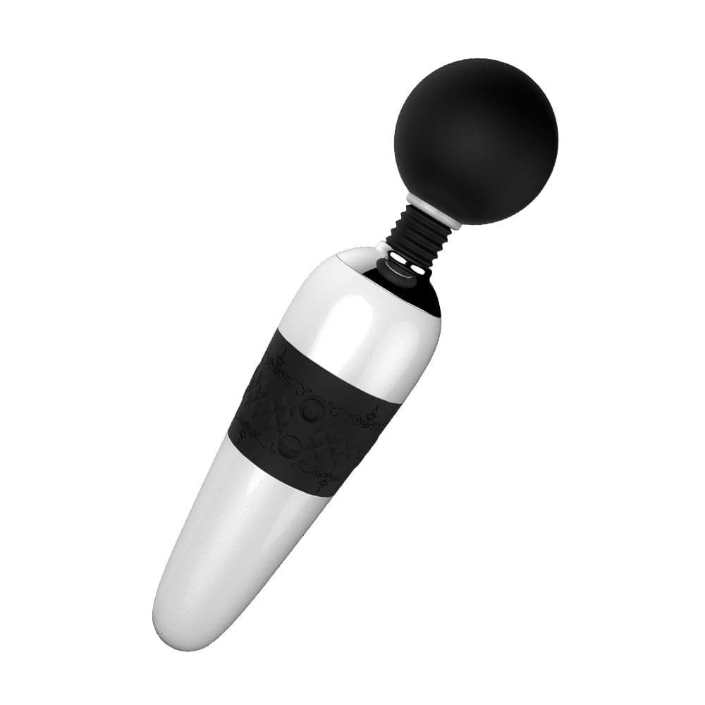 Black and white AV vibrator 7 vibration modes 4 frequency intensities