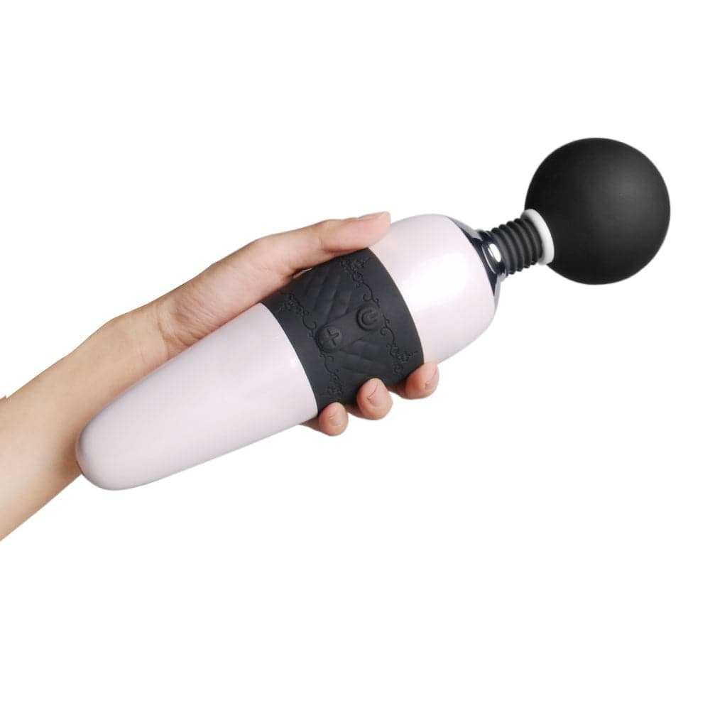 Black and white AV vibrator 7 vibration modes 4 frequency intensities