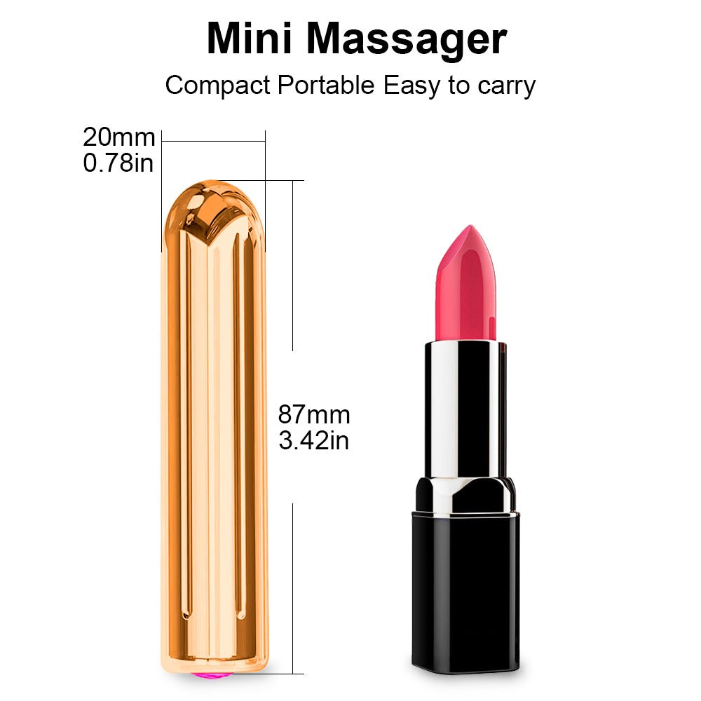 Lipstick Shaped Bullet Vibrator for Nipple and Clitoris Stimulation B1