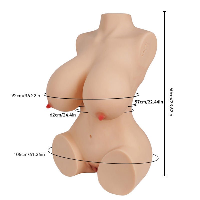 Nicole Fair Lightweight Sex Doll Naked Size Chart