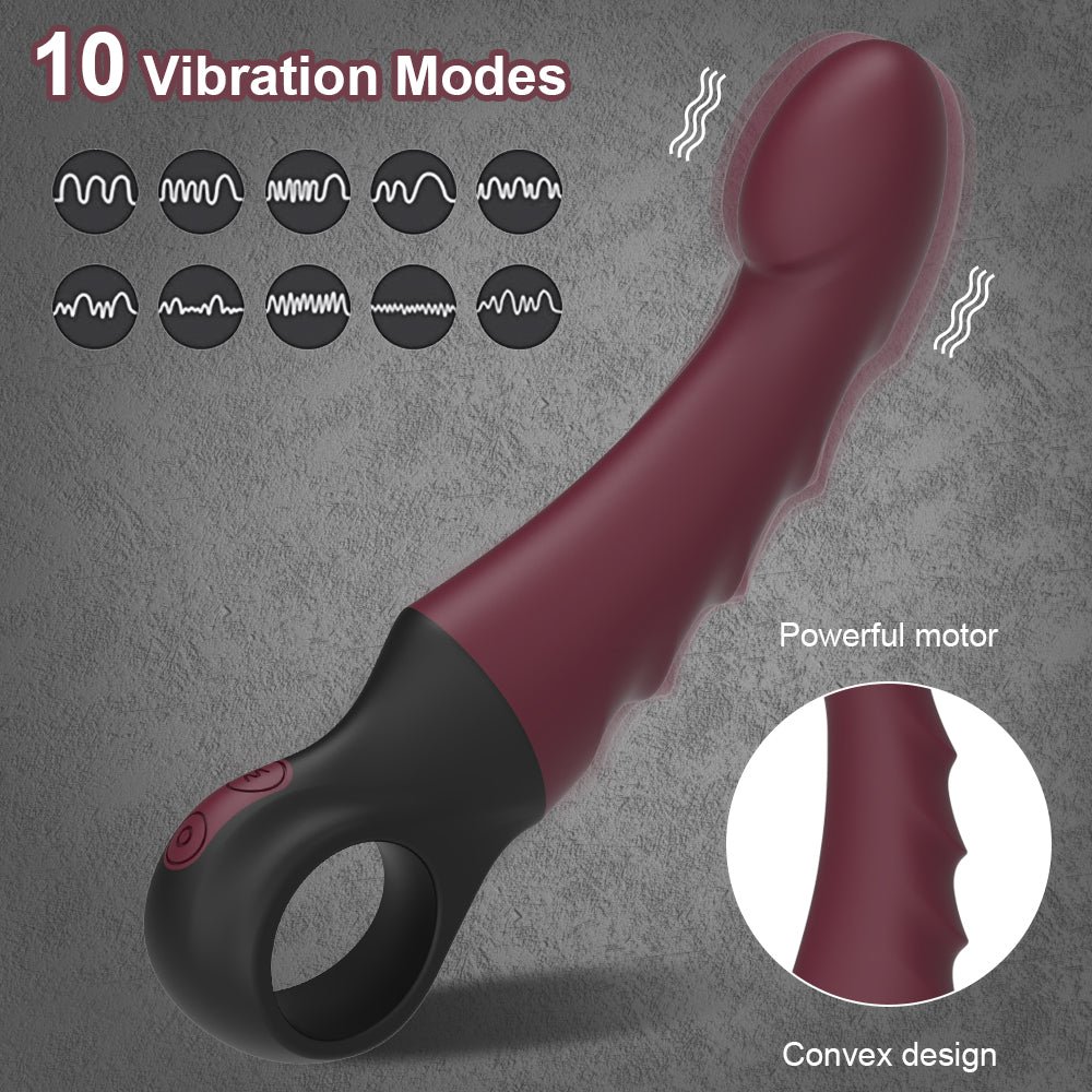 10 Speed Soft Corrugated Vibrator for G Spot Stimulation G2